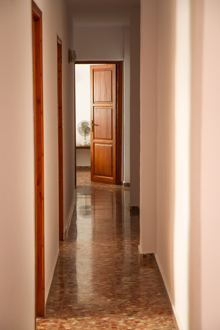 Main corridor in the apartment.